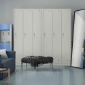Laki Metal Locker Cabinet with 3 Doors for Gym and Office with Lock On Sale