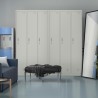 Laki Metal Locker Cabinet with 3 Doors for Gym and Office with Lock On Sale
