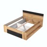 Esmera Double Bed 160x200cm with Slatted Base and Storage Drawer Offers