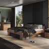 Queen Size Bed 180x200cm with Storage Drawer and Slatted Base Raina On Sale