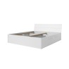 White Storage Bed with Drawers, 180x200cm Slatted Frame, Eleyn Promotion