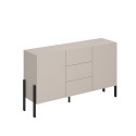 Modern Kitchen Sideboard with 3 Drawers and 2 Doors, Beige, 154x40x89 cm, Autrey On Sale