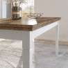 Guilhem Extendable Dining Table 160-240x90cm Classic White Oak Wood Offers