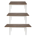 Guilhem Extendable Dining Table 160-240x90cm Classic White Oak Wood Sale
