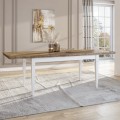 Guilhem Extendable Dining Table 160-240x90cm Classic White Oak Wood Promotion