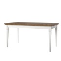 Guilhem Extendable Dining Table 160-240x90cm Classic White Oak Wood On Sale