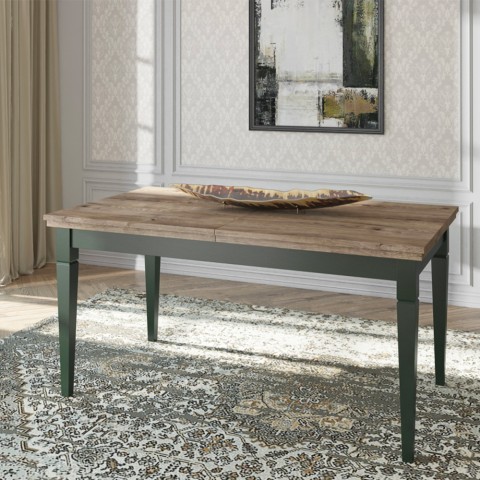 Extendable dining table 160-240x90cm classic style Tillac Promotion