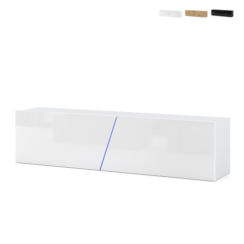 Wall-mounted Suspended TV 160cm Minimal Modern Design LED Light Regat Promotion