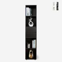 Office Living Room Bookcase, 2 Drawers, 4 Shelves, 36x30x171cm, Reiff Promotion