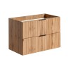 Adel Wood Wall-Mounted Wooden Bathroom Vanity with Sink and Drawers Sale