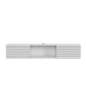 Suspended TV stand modern minimal style white black wood Elano Cost