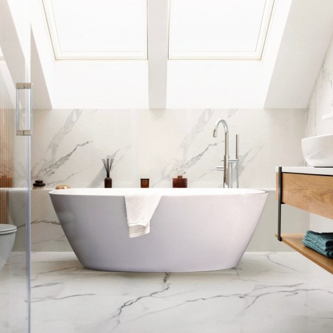 Indipendent Freestanding Oval Bathtub with Modern Desing Idra Promotion