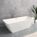 Arkoi Modern Freestanding Rectangular Clawfoot Bathtub 170x75 Promotion