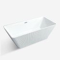 Arkoi Modern Freestanding Rectangular Clawfoot Bathtub 170x75 Offers