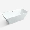 Arkoi Modern Freestanding Rectangular Clawfoot Bathtub 170x75 Offers