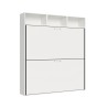 Modern Space-Saving White Murphy Bunk Bed Kando L Offers