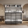 Modern Space-Saving White Murphy Bunk Bed Kando L Catalog