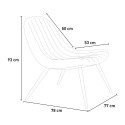 Modern Design Velvet Upholstered Rajin Armchair for Living Room Model