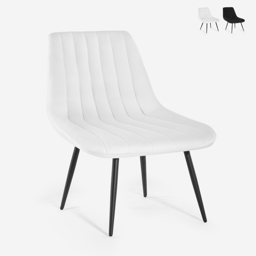 Modern Design Velvet Upholstered Rajin Armchair for Living Room On Sale