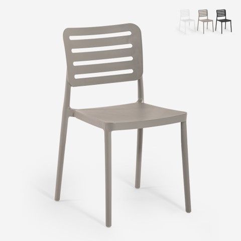 Garden Chairs for outdoor use in polypropylene for restaurant Billow Promotion