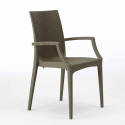 Armchair with armrests bar garden Poly rattan Bistrot Arm Grand Soleil Offers