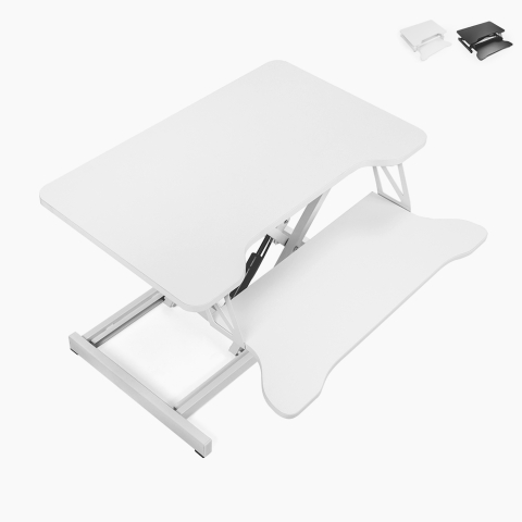 Adjustable height white black Jallo desktop PC monitor stand Promotion