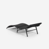 Garden Foldable Sun Lounger in Rattan with Cushion Tenerife Choice Of