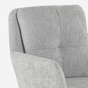 Modern Grey Fabric Swivel Dining Chair Varna Catalog