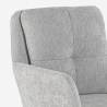 Modern Grey Fabric Swivel Dining Chair Varna Catalog