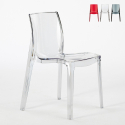 Transparent Design Chair in Polycarbonate Made in Italy for the Kitchen Living Rooms Femme Fatale Promotion