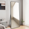 Large Free-Standing Wall Mirror Modern Black 180x80cm Arsen-B Sale