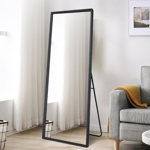 Mirror floor wall modern design 180x80cm gray Heima Promotion