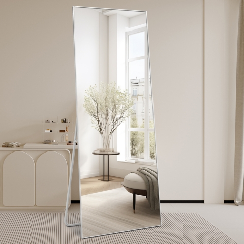 Large mirror 180x80cm to lean on the floor or wall silver Hamstur-S Promotion