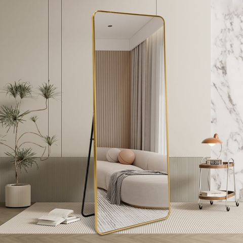 Golden 180 cm vertical design floor wall mirror Arsen-G Promotion