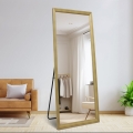 Kommi Vertical Mirror 180x80cm, Wood-Effect Wall or Floor Standing Promotion