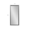 Kommi Vertical Mirror 180x80cm, Wood-Effect Wall or Floor Standing Catalog