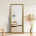 Kommi Vertical Mirror 180x80cm, Wood-Effect Wall or Floor Standing Sale