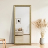 Kommi Vertical Mirror 180x80cm, Wood-Effect Wall or Floor Standing Sale