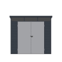 Bolsena Garden Tool Shed in Polypropylene 238x191x215cm Sale