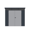 Bolsena Garden Tool Shed in Polypropylene 238x191x215cm Sale