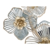 Amy Round Wall Mirror with 3D Floral Decorations Discounts