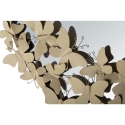 Butterfly M Round Gold Wall Mirror with Decorative Butterflies Offers
