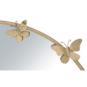 Butterfly M Round Gold Wall Mirror with Decorative Butterflies Sale