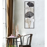 3D Metal Wall Decor, Rectangular, 90cm, Ory On Sale