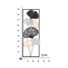 3D Metal Wall Decor, Rectangular, 90cm, Ory Catalog