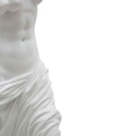 Greek Decorative Classic Table Statue in White Polyresin, 49cm Height Discounts