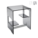 Enan Transparent Plexiglass Coffee Table and Bedside Table Promotion