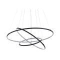 LED Pendant Chandelier with Intertwined Rings Ø80 cm Kering Promotion