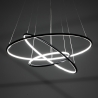 LED Pendant Chandelier with Intertwined Rings Ø80 cm Kering On Sale