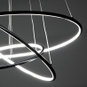 LED Pendant Chandelier with Intertwined Rings Ø80 cm Kering Sale